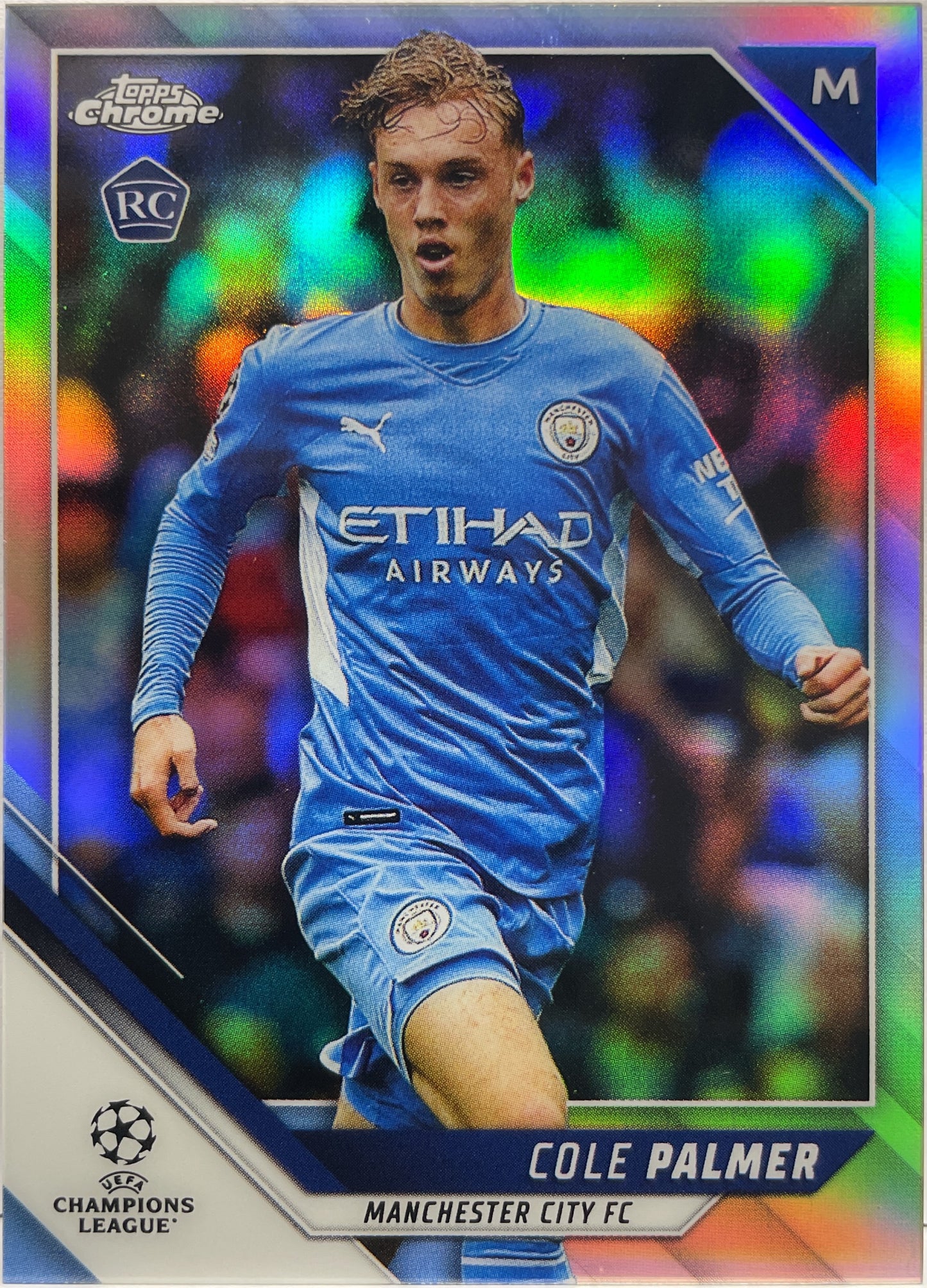 Cole Palmer Rookie Refractor Topps Chrome UCL 2021/22