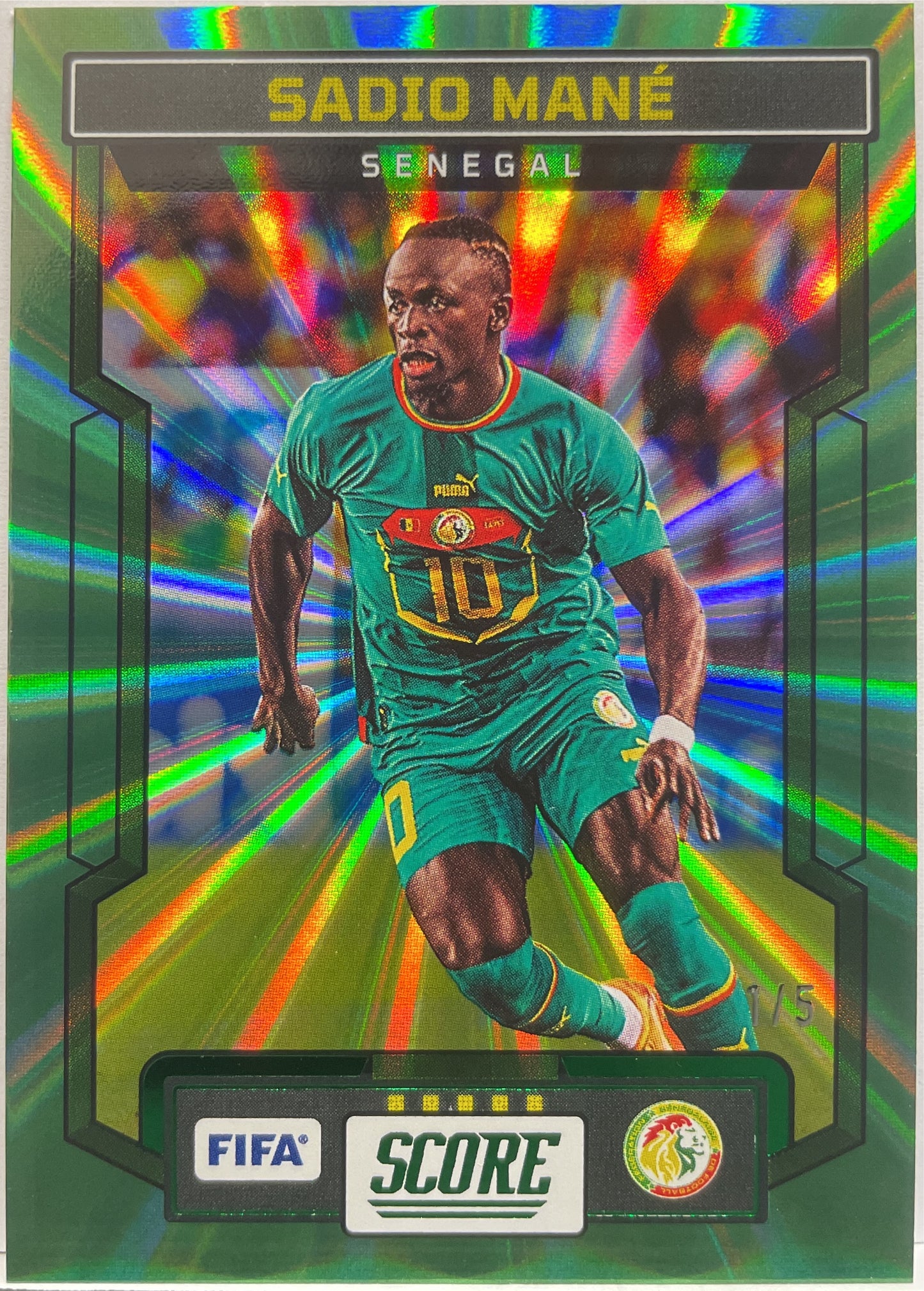 Sadio Mane 1/5 Green Laser Score Fifa 2023/24