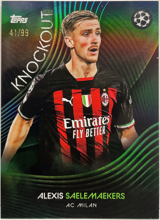 Alexis Saelemaekers 41/49 Topps Knockout 2022/23