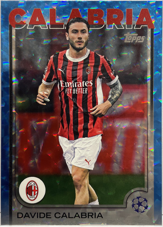 Davide Calabria 66/75 Blue Topps UCC 2024/25