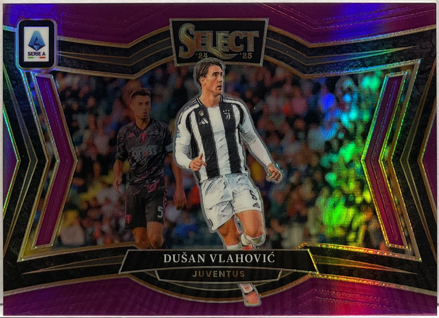 Dusan Vlahovic 4/49 Field Level Purple Select Serie A 2024/25