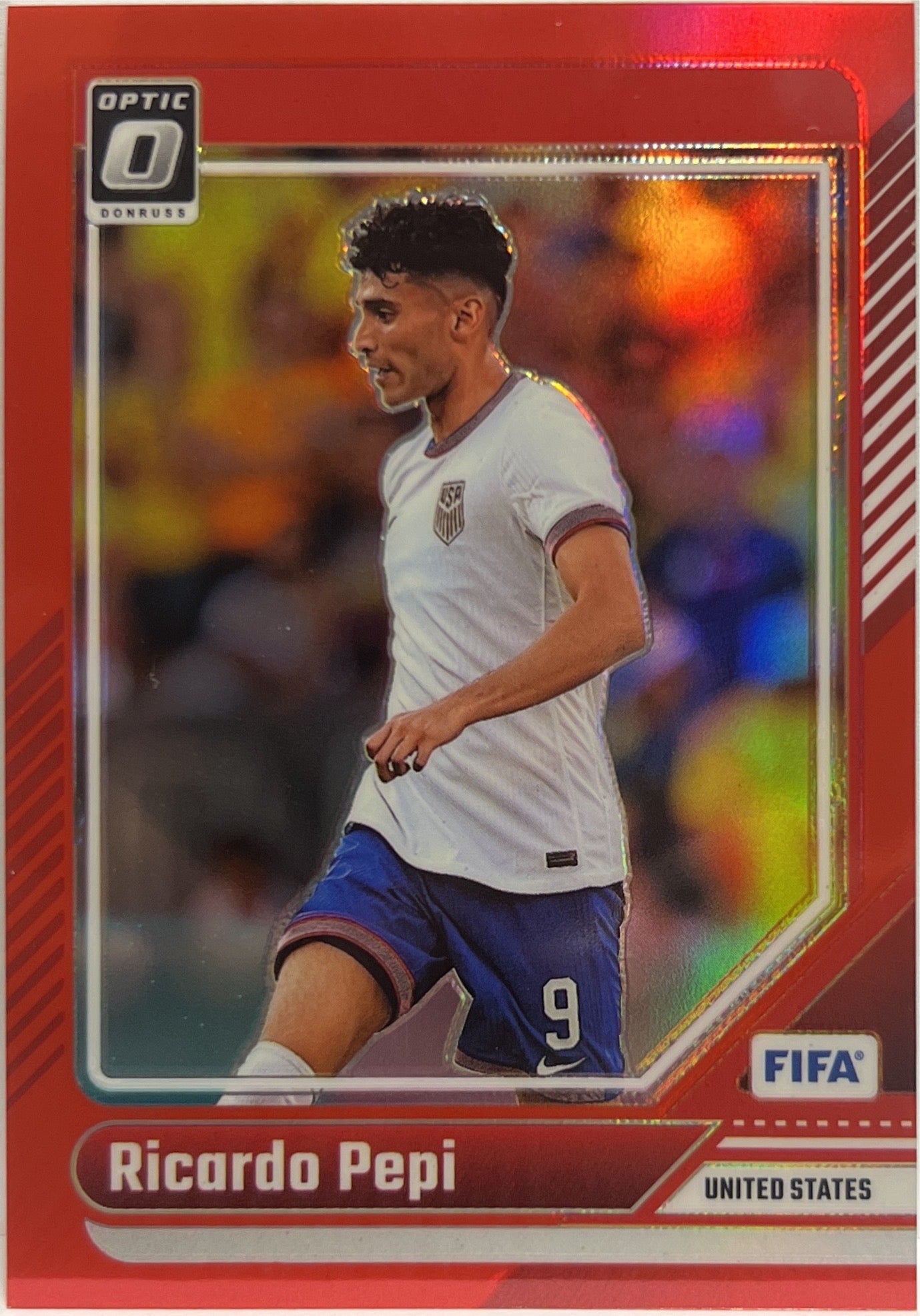 Ricardo Pepi 134/299 Optic Red Donruss Fifa 2024/25