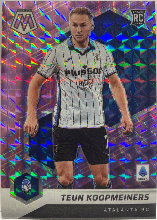 Teun Koopmeiners 48/49 Rookie Purple Mosaic Serie A 2021/22