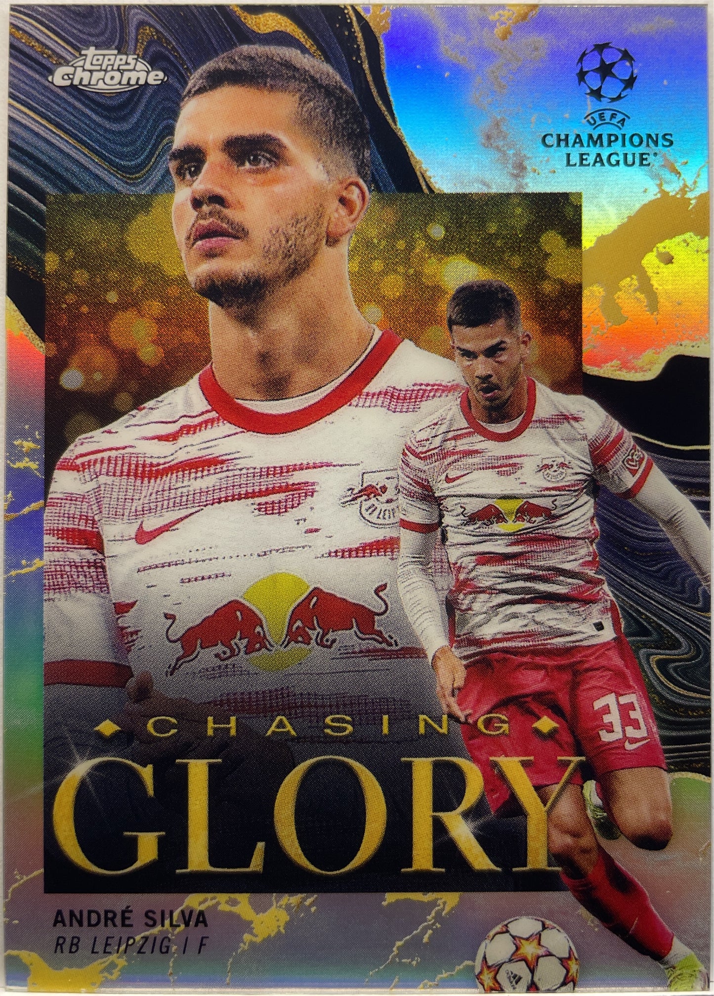 Andre Silva Chasing Glory Topps Chrome UCL 2021/22