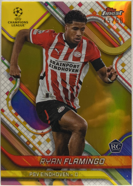 Ryan Flamingo 45/50 Rookie Gold Topps Finest UCC 2024/25
