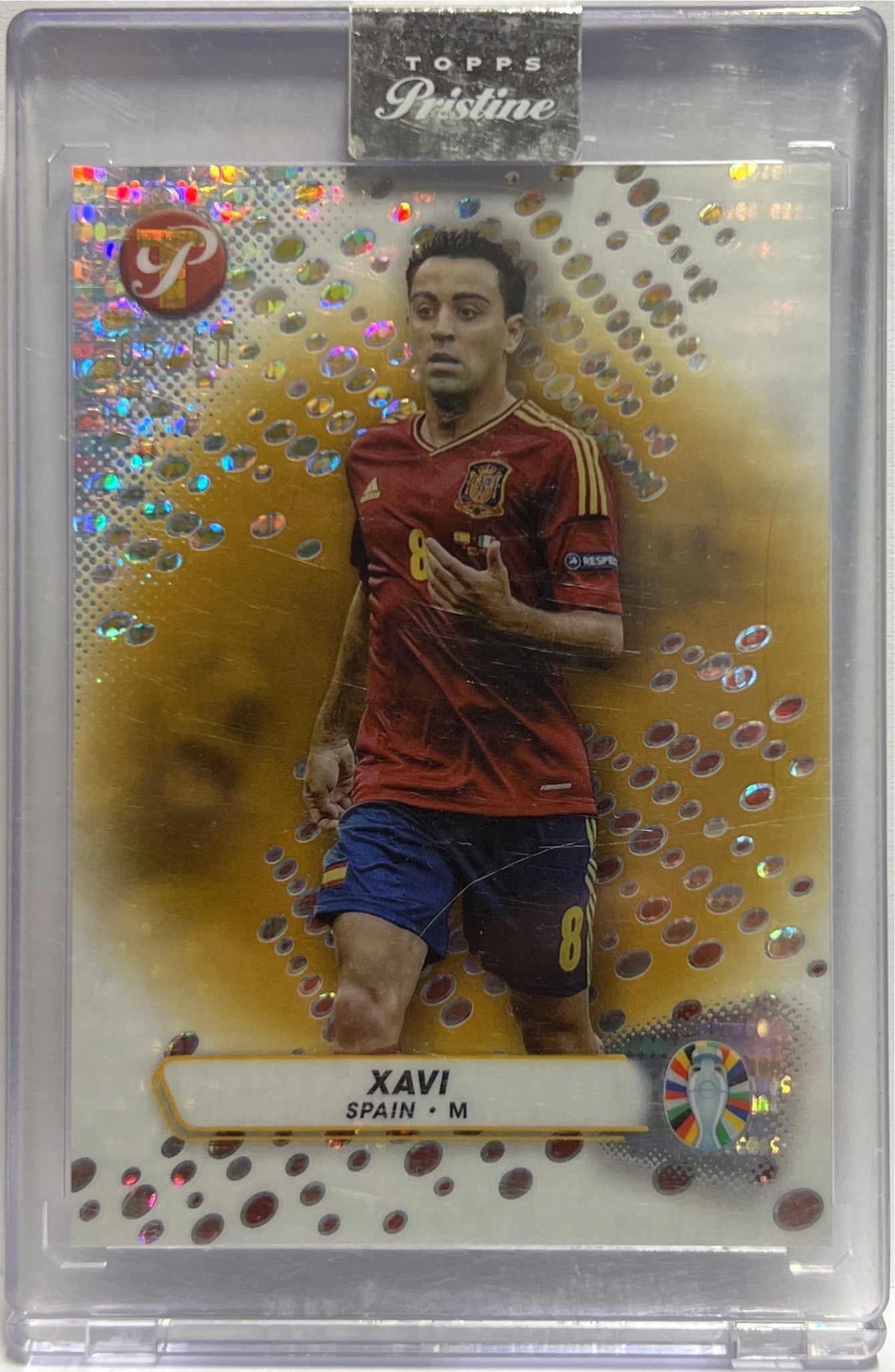 Gavi 5/50 Gold Topps Pristine Road To Euro 2024