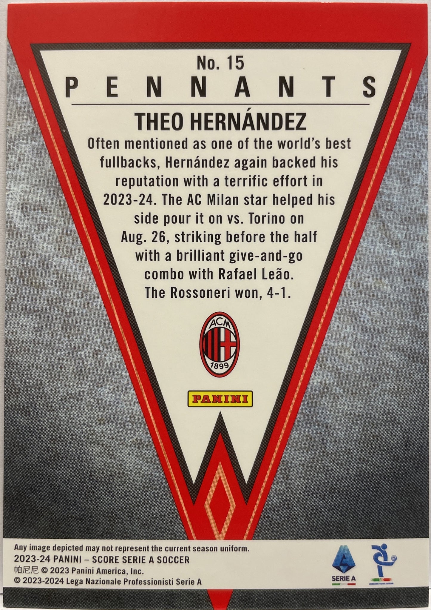 Theo Hernandez Pennants Score Fifa 2023/24