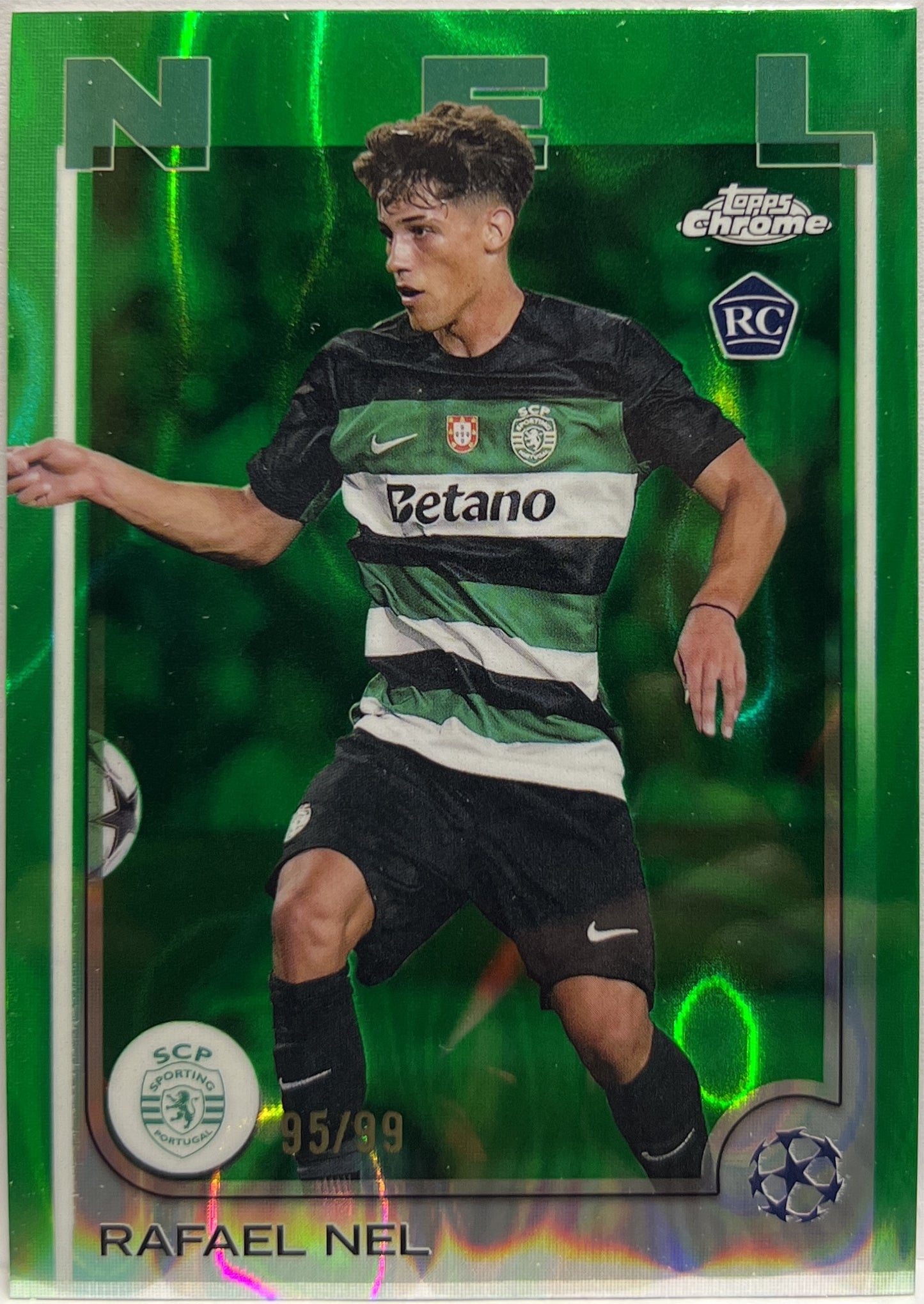 Rafael Nel 95/99 Rookie Green Lava Topps Chrome UCC 2024/25