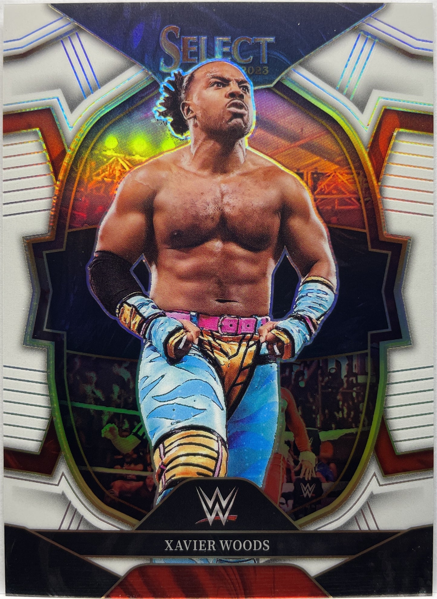 Xavier Woods 108/125 White Select WWE 2023