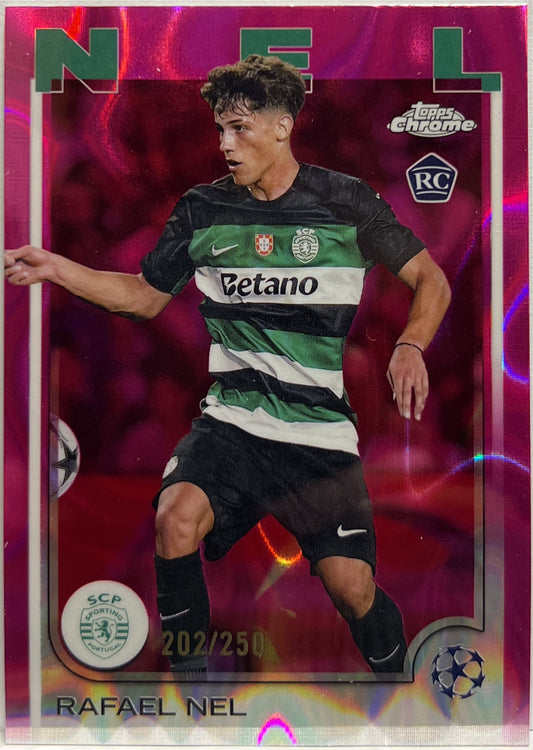 Jayden Danns 202/250 Rookie Pink Lava Topps Chrome UCC 2024/25