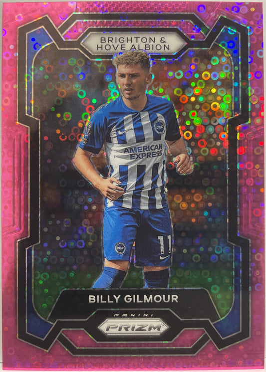 Billy Gilmour 132/149 Breakaway Prizms Pink Prizm Premier League 2023/24