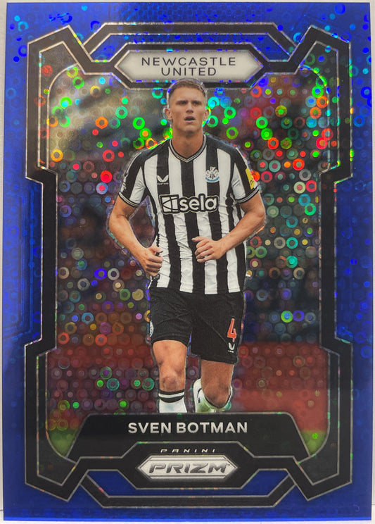 Sven Botman 33/99 Breakaway Prizms Blue Prizm Premier League 2023/24