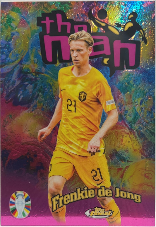 Frenkie De Jong The Man Topps Finest Road To Uefa Euro 2024