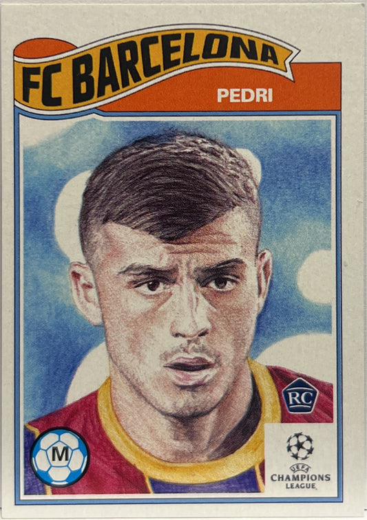 Pedri Rookie #243 Topps Living Set 2020