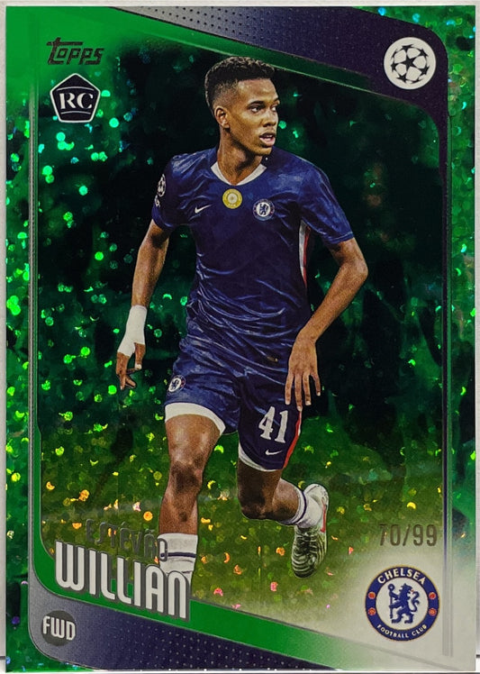 Estevao Willian 70/99 Rookie Green Topps UCC 2025/26