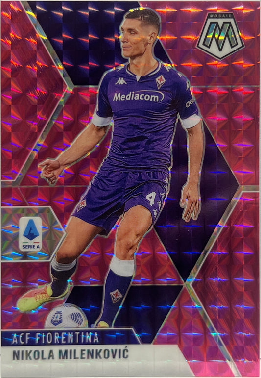 Nikola Milenkovic 12/25 Pink Mosaic Serie A 2020/21