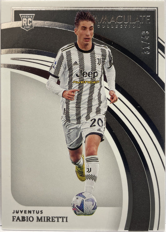 Fabio Miretti 31/49 Rookie Immaculate Soccer 2022/23