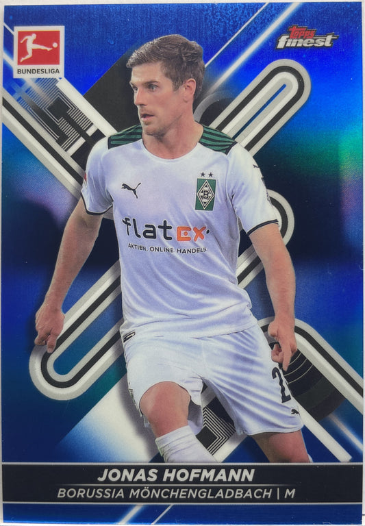 Jonas Hofmann 128/150 Blue Topps Finest Bundesliga 2021/22