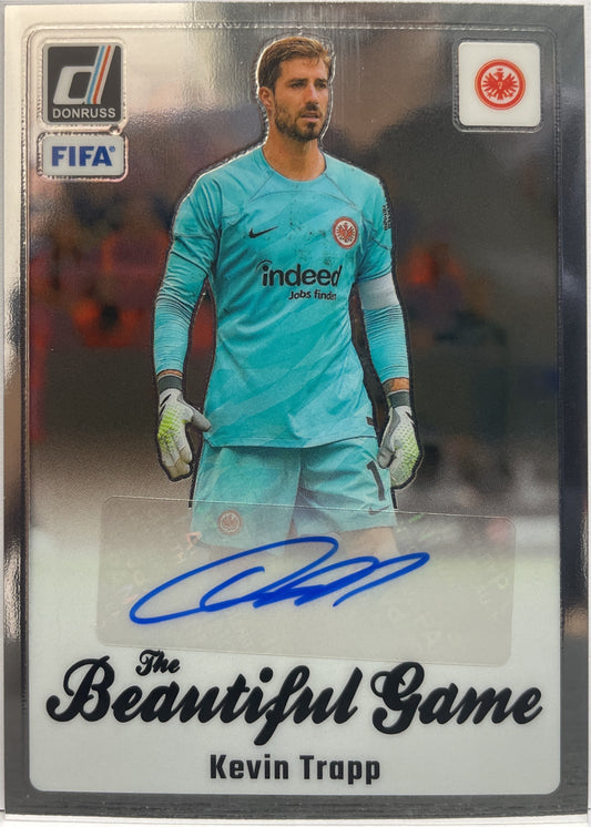 Kevin Trapp Autograph The Beautiful Game Donruss Fifa 2023/24