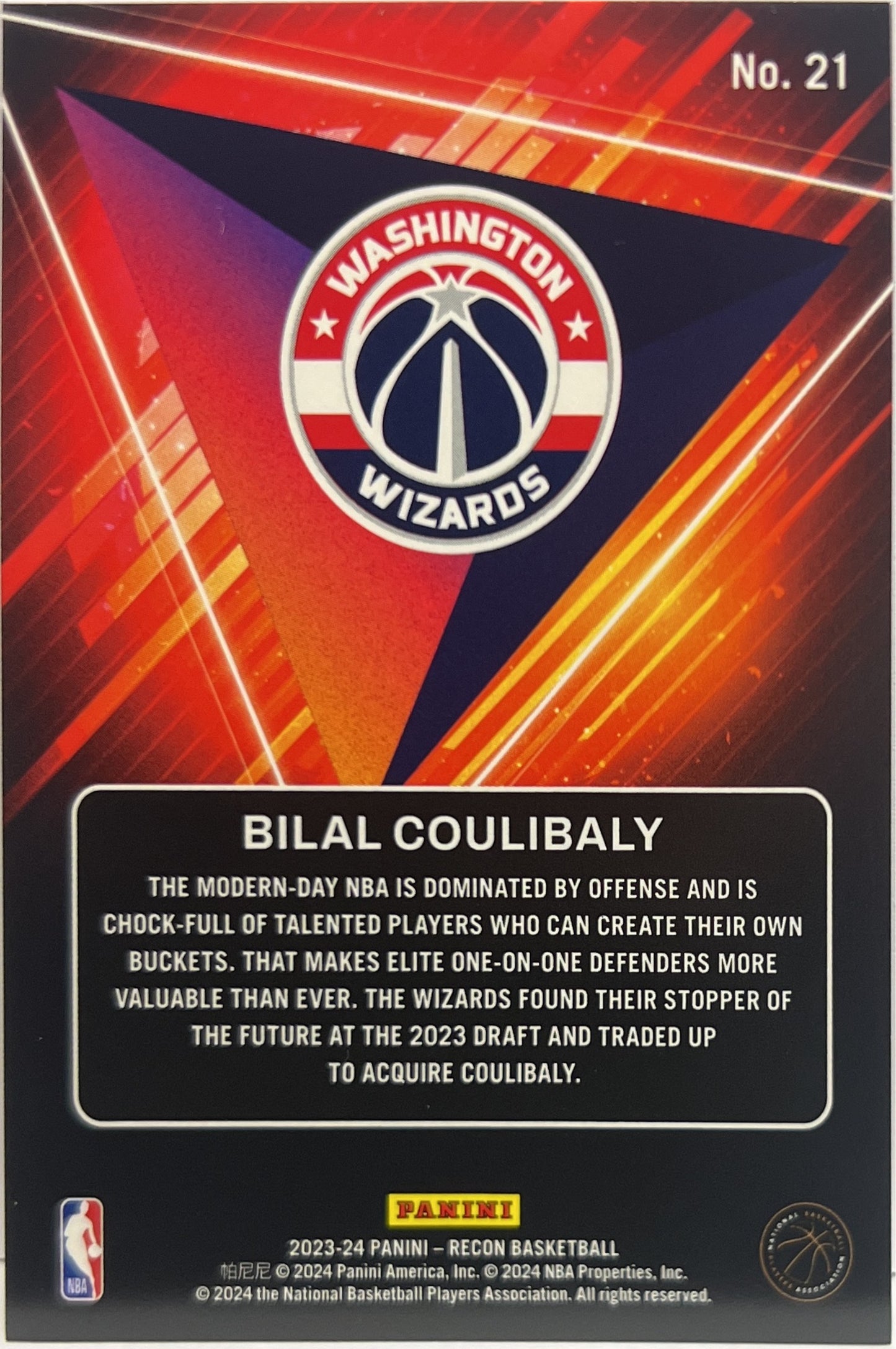 Mancolista-Future Legends-Panini Recon Basketball NBA 23/24