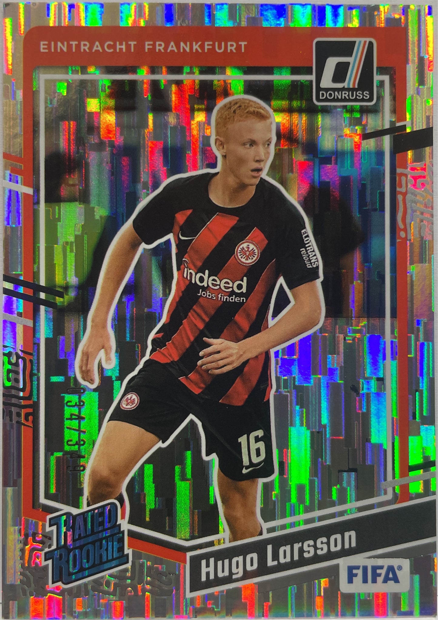 Hugo Larsson 34/349 Silver Donruss Fifa 2023/24