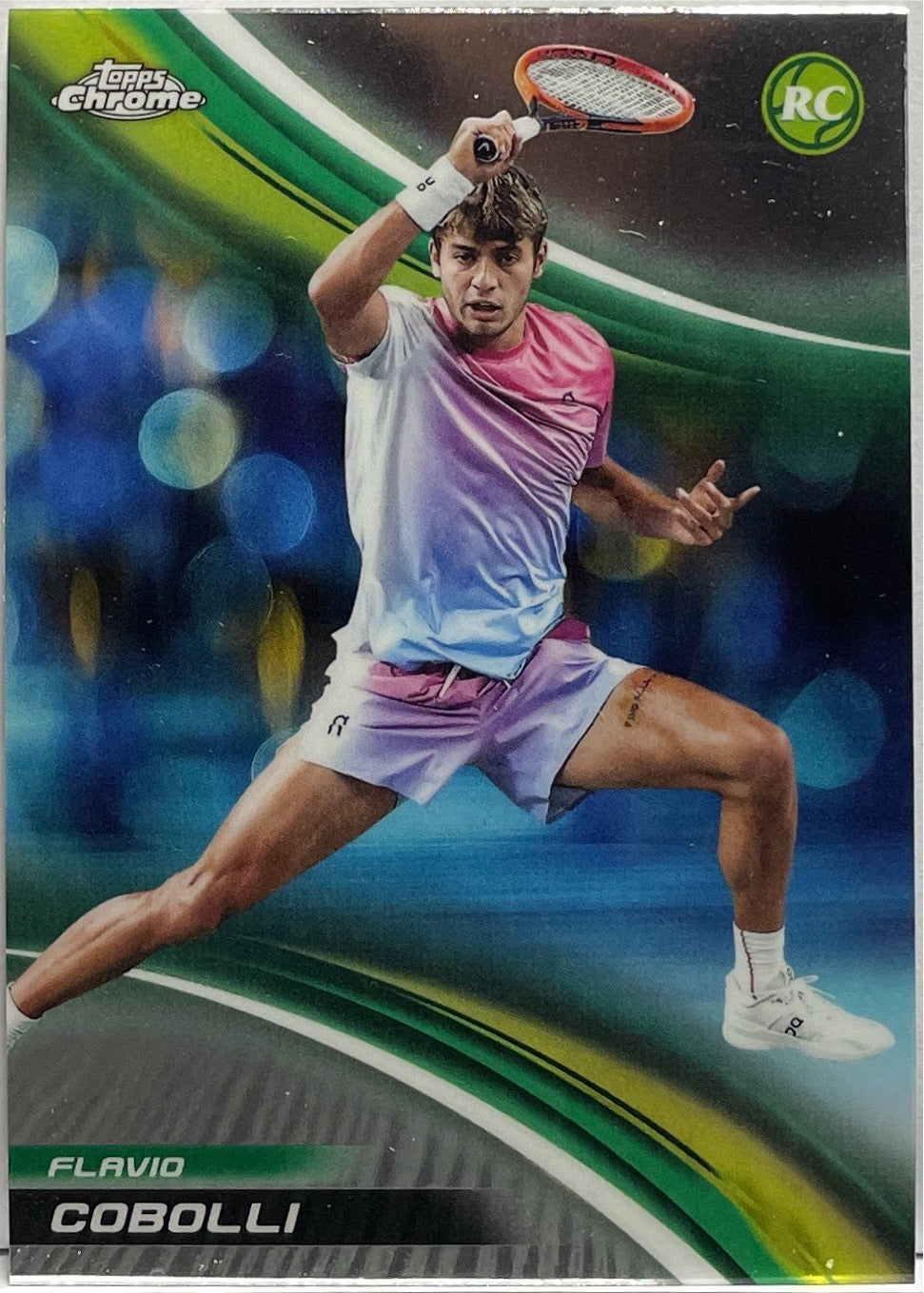 Flavio Cobolli Rookie Topps Chrome Tennis 2025