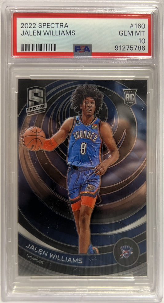 Jalen Williams Rookie Spectra Basketball NBA 2022/23 PSA 10