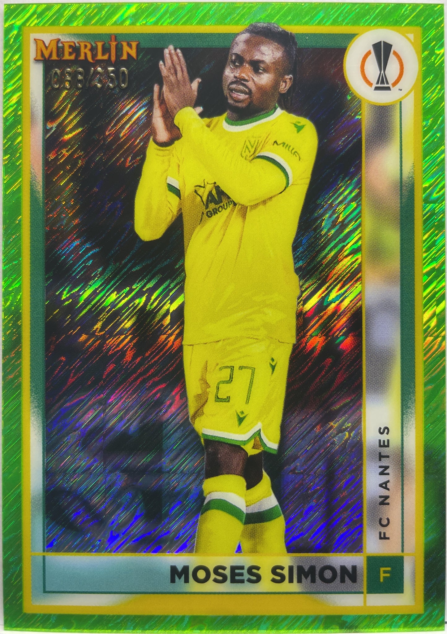 Moses Simon 88/350 Green Shimmer Merlin Chrome UCC 2022/23