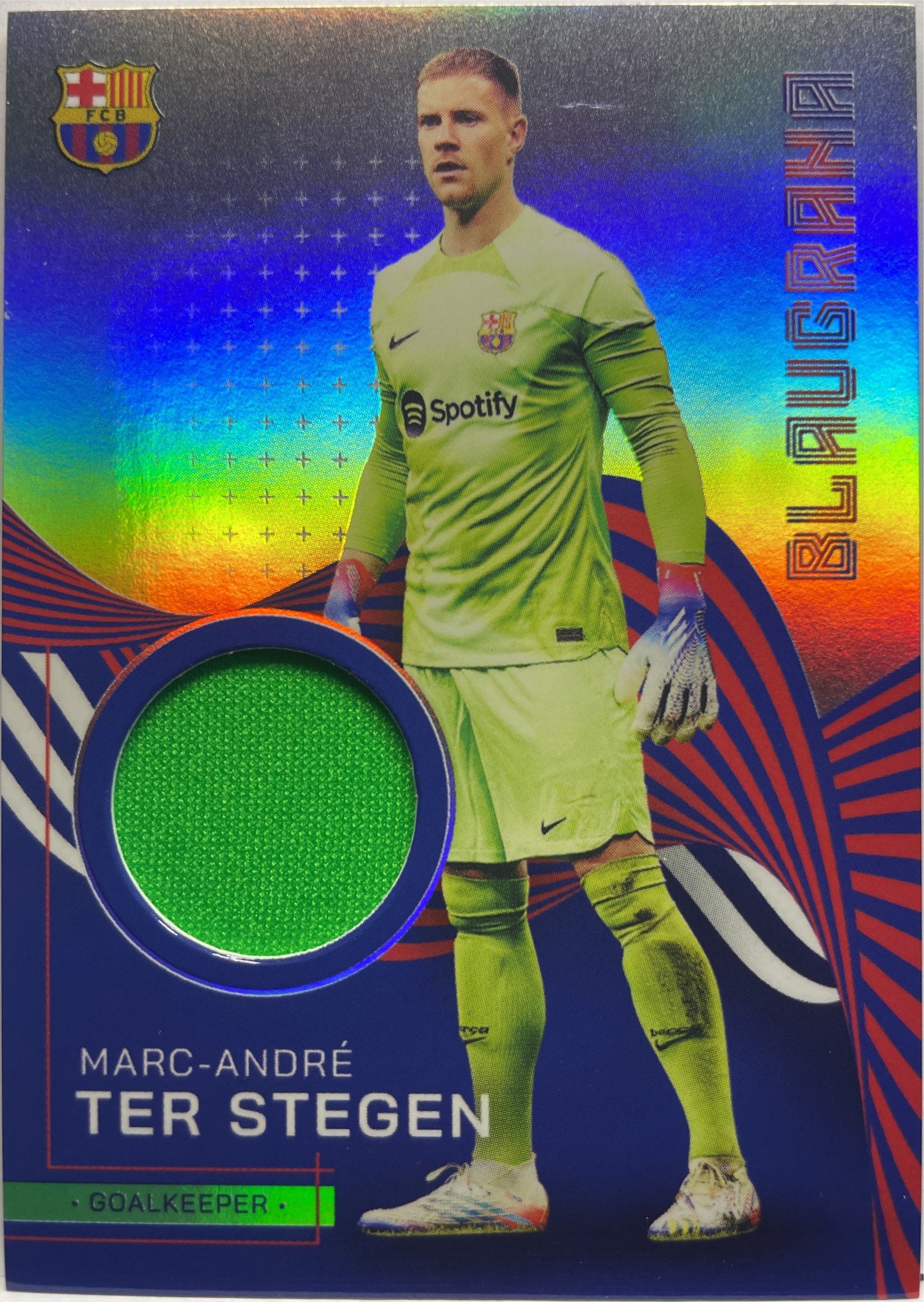 Marc-Andre Ter Stegen Patch Topps Chrome Barcellona 2022/23