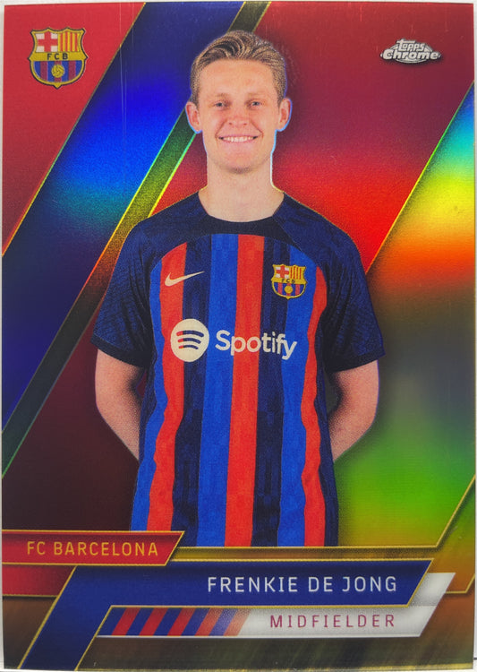 Frenkie De Jong 49/50 Topps Chrome Barcellona 2022/23