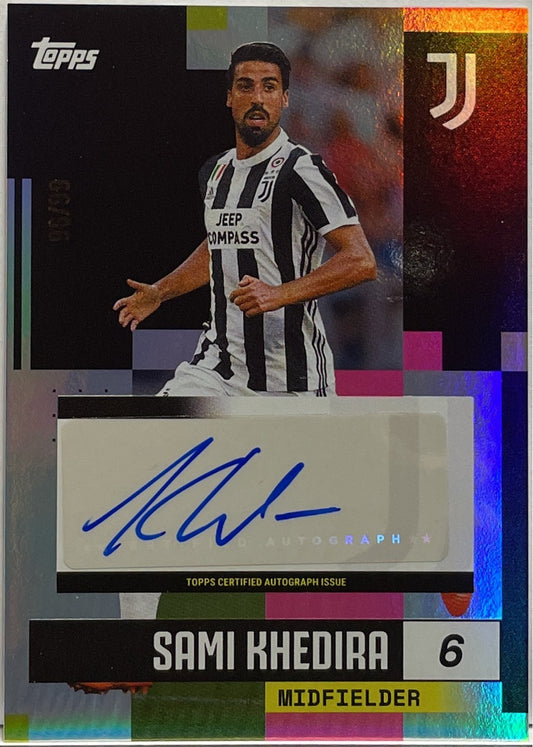 Sami Khedira 96/99 Autograph Pink Topps Juventus Premium Team Set 2024/25