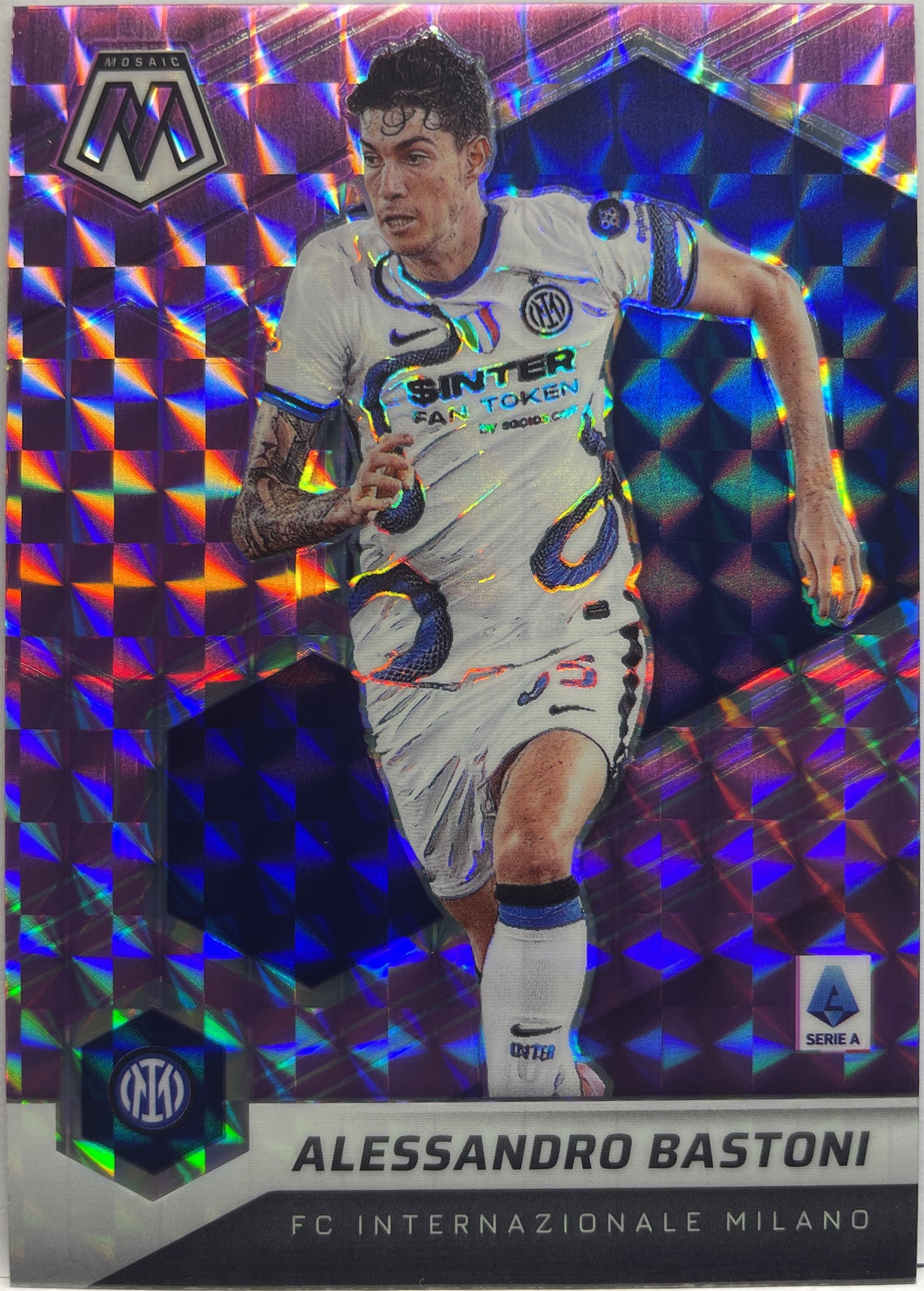 Alessandro Bastoni 41/49 Purple Mosaic Serie A 2021/22