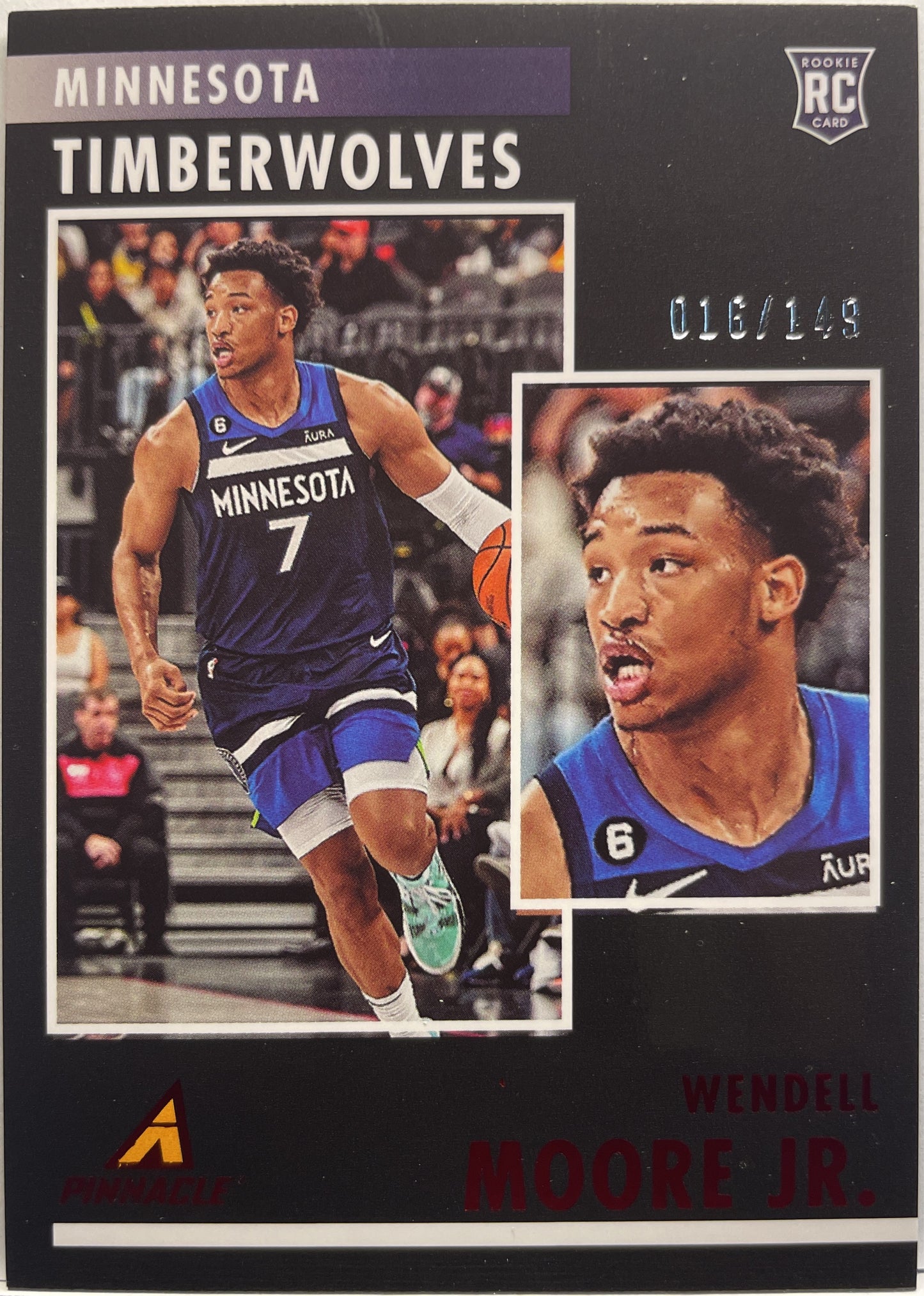 Wendell Moore Jr 16/149 Rookie Pinnacle Chronicles NBA 2022/23