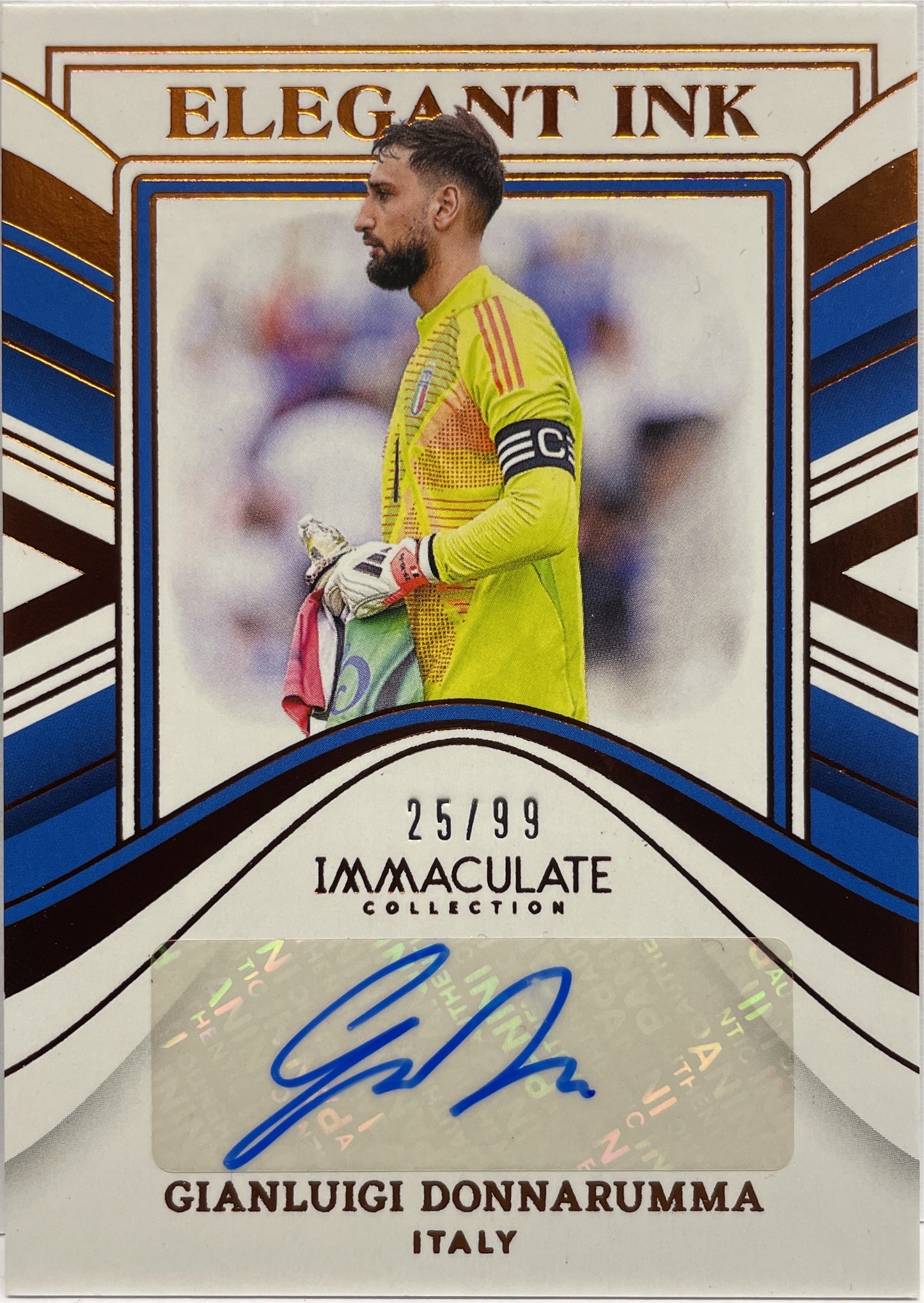 Gianluigi Donnarumma 25/99 Autograph Elegant Ink Immaculate 2023/24