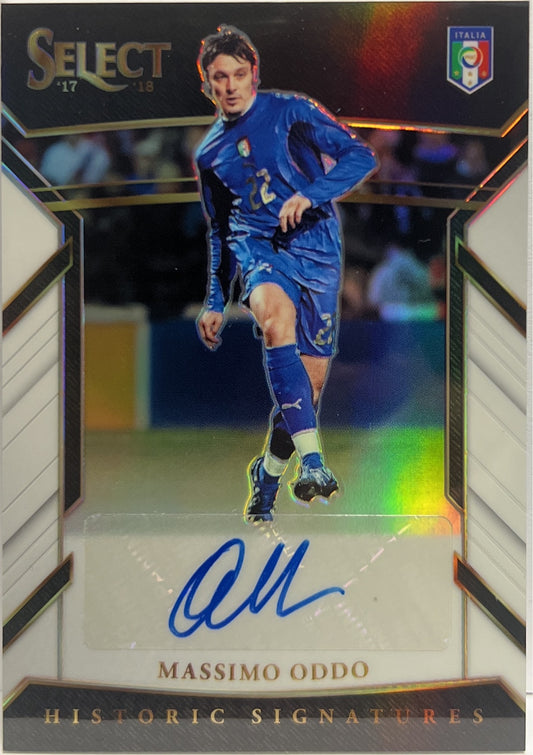 Massimo Oddo 2/99 Autograph Historical Signatures Select Fifa 2017/18