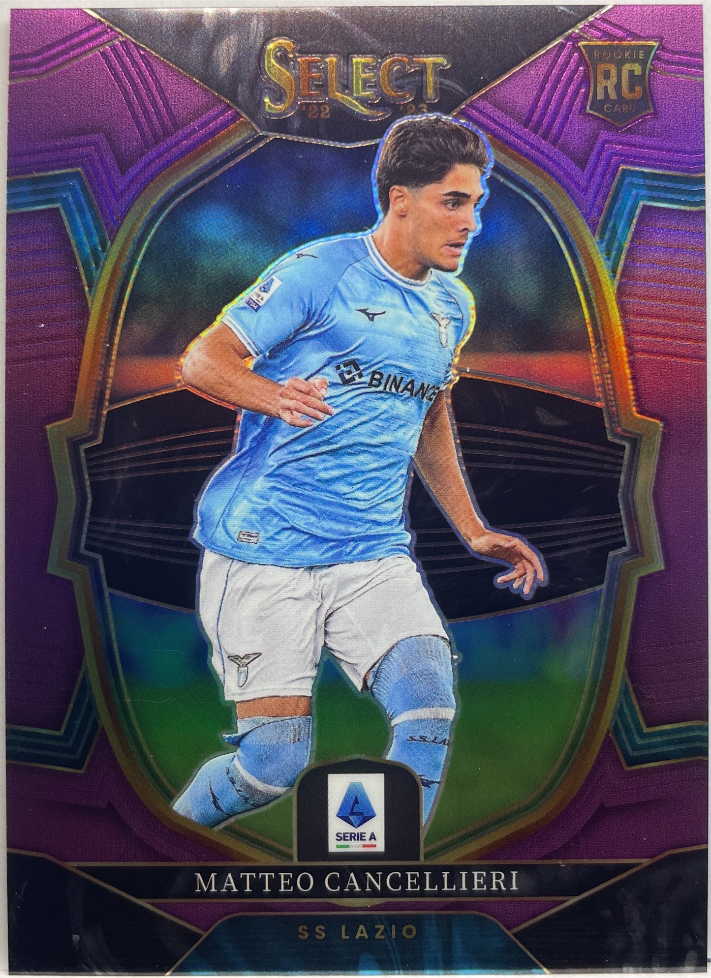 Matteo Cancellieri 18/49 Rookie Terrace Purple Select Serie A 2022/23