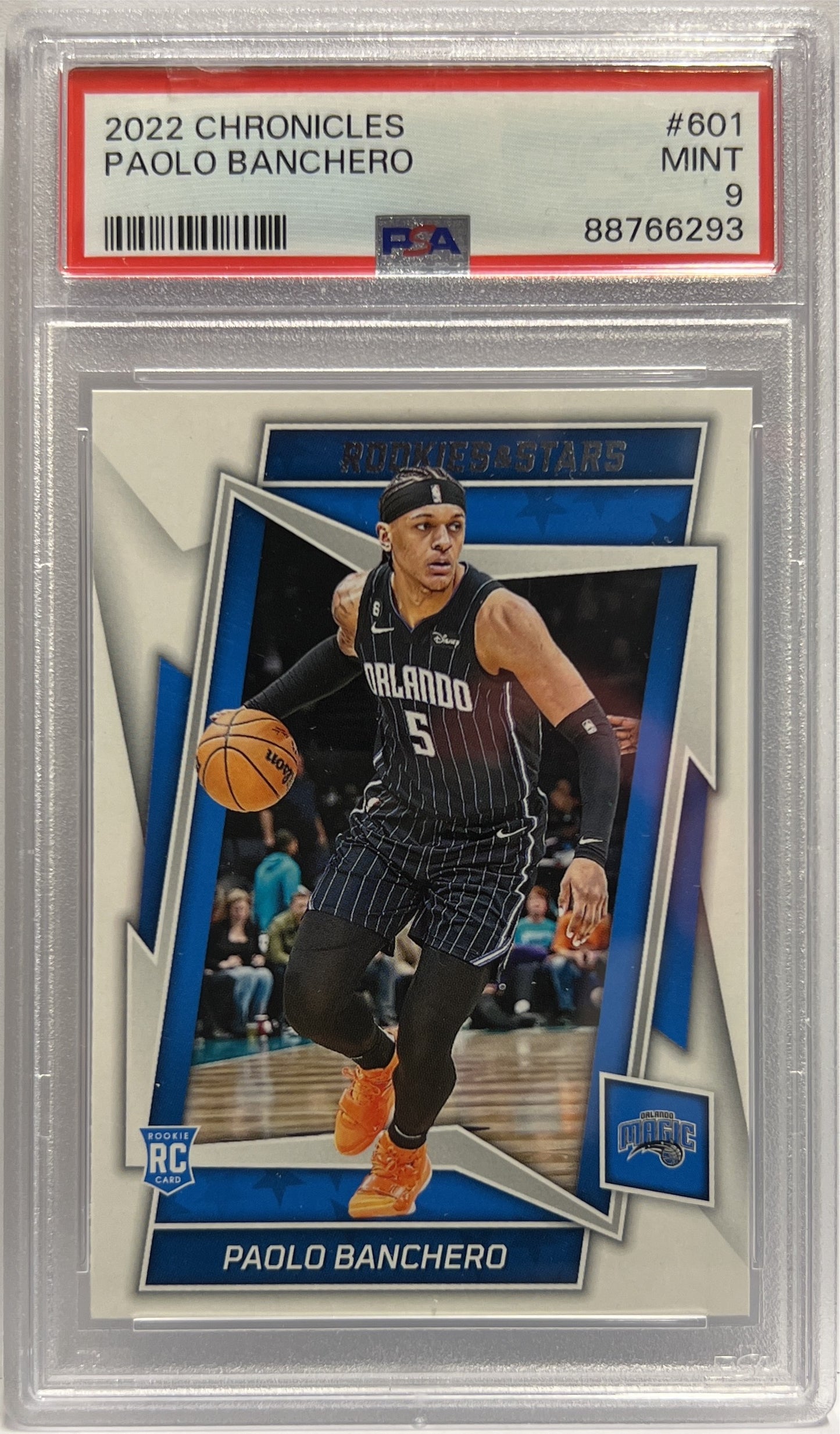 Paolo Banchero Rookies & Stars Chronicles Basketball NBA 2022/23 PSA 9