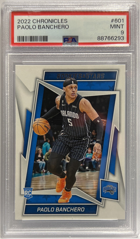 Paolo Banchero Rookies & Stars Chronicles Basketball NBA 2022/23 PSA 9