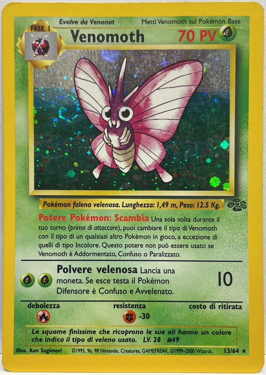 Venomoth 13/64 Pokemon Jungle 2000