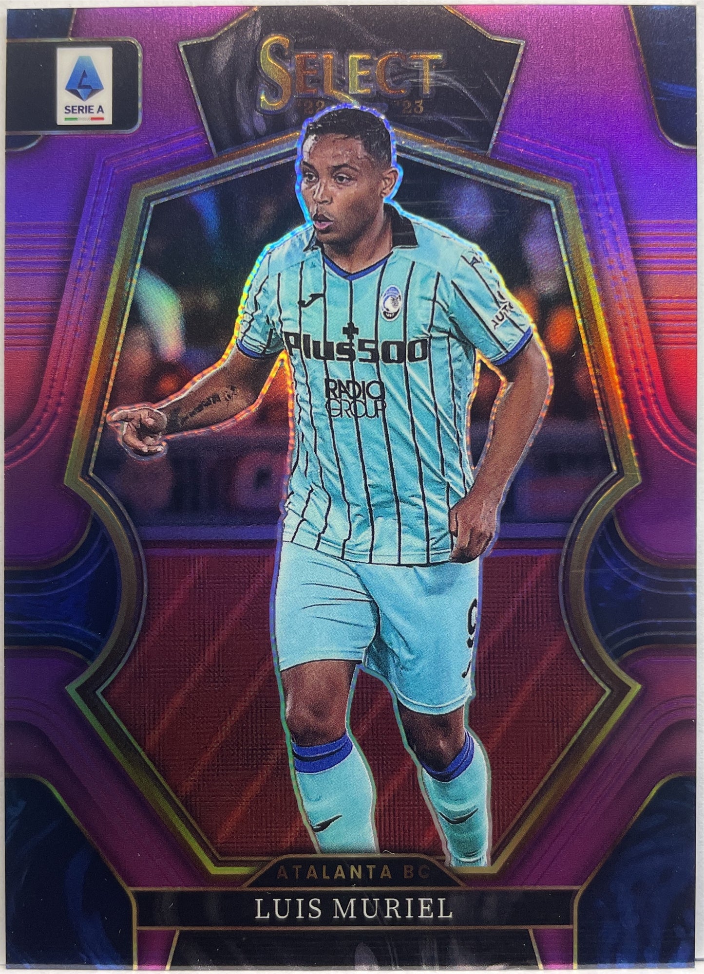 Luis Muriel 22/49 Mezzanine Purple Select Serie A 2022/23