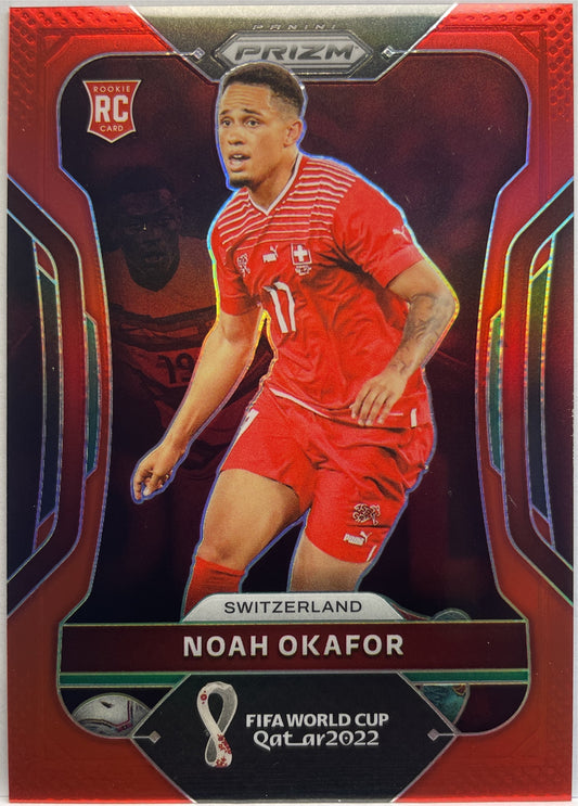 Noah Okafor 308/399 Rookie Red Prizm Qatar 2022