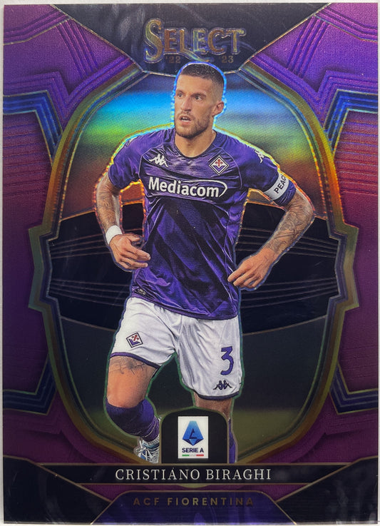 Cristiano Biraghi 36/49 Terrace Purple Select Serie A 2022/23