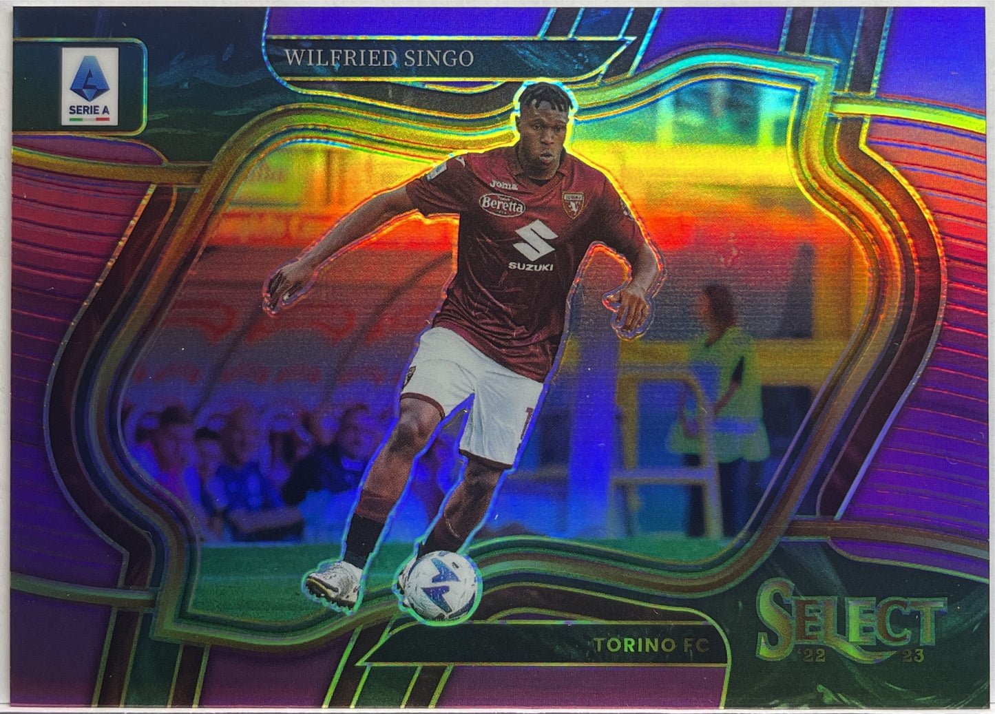 Wilfred Singo 7/49 Field Level Purple Select Serie A 2022/23