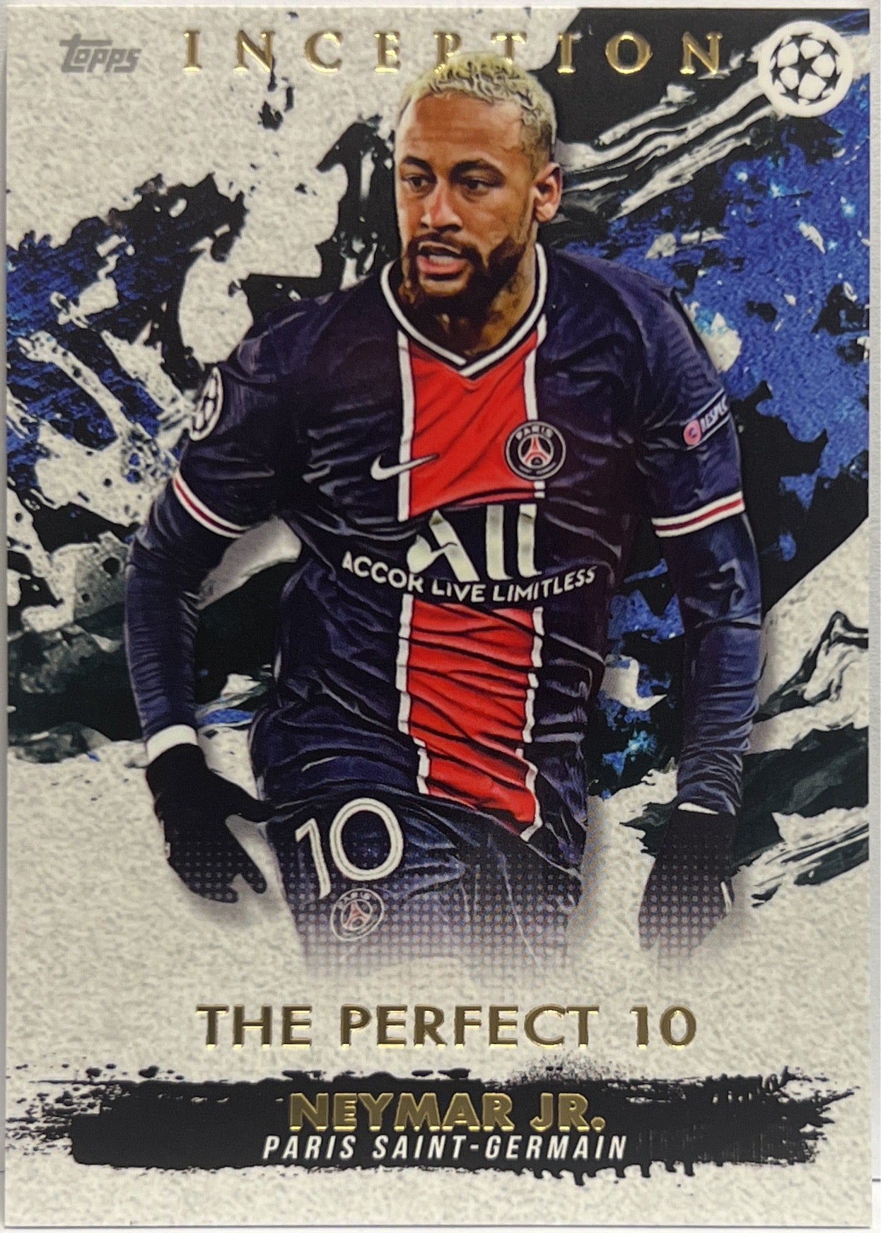 Neymar Jr The Perfect 10 Topps Museum 2020/21
