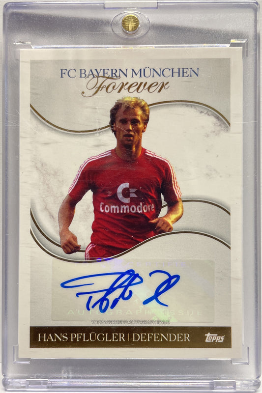 Hans Pflugler Autograph Topps Bayern Munchen Forever 2024
