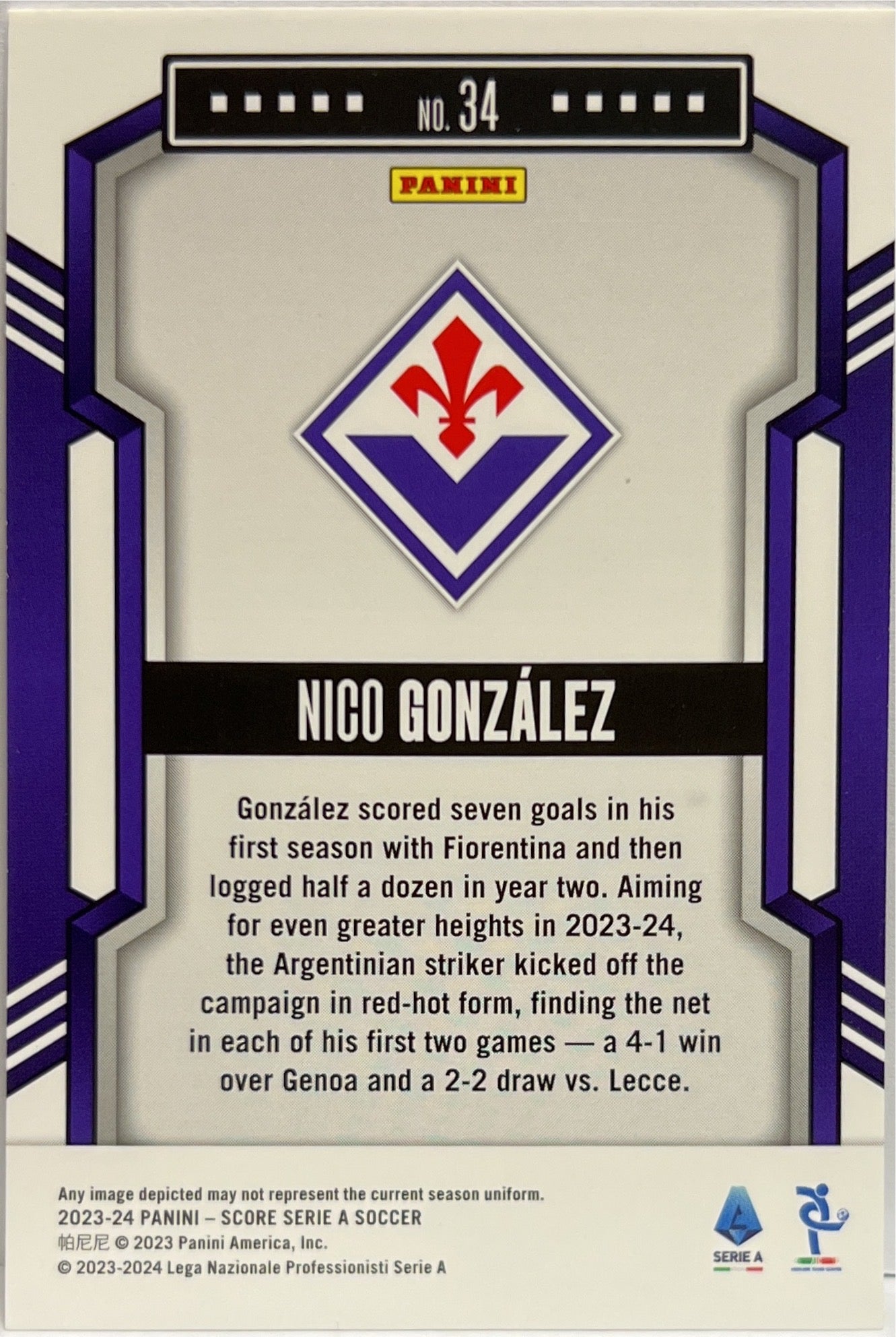 Gianluca Scamacca 13/15 Swirl Score Serie A 2023/24