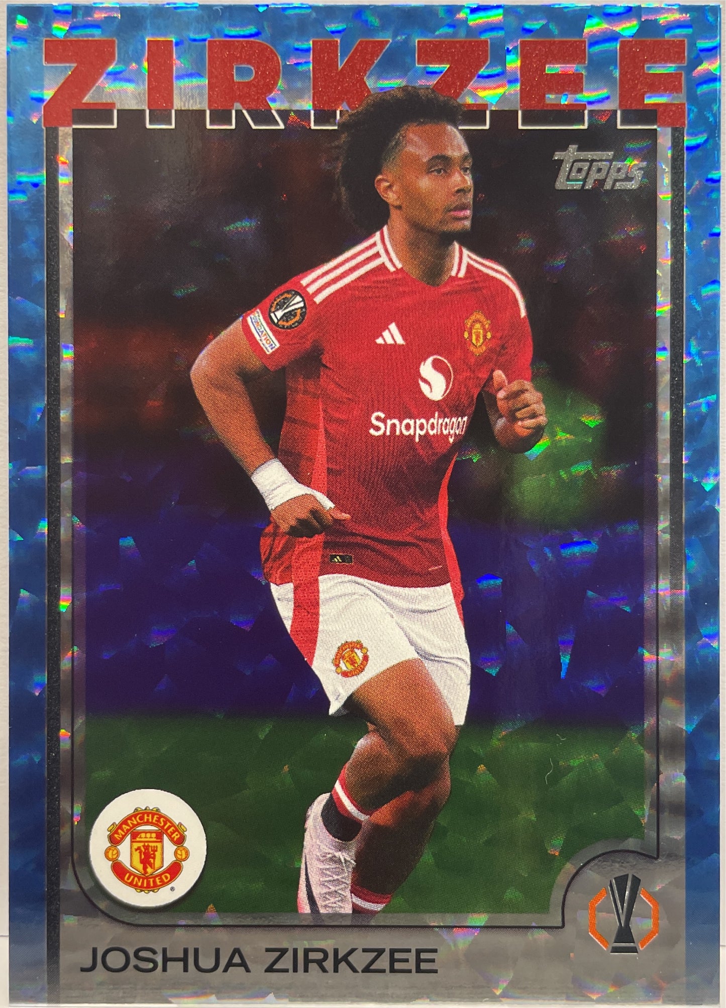 Joshua Zirkzee 50/75 Blue Topps UCC 2024/25