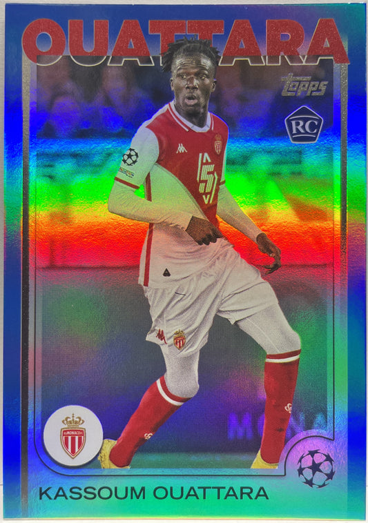 Kassoum Ouattara 16/125 Rookie Blue Topps UCC 2024/25