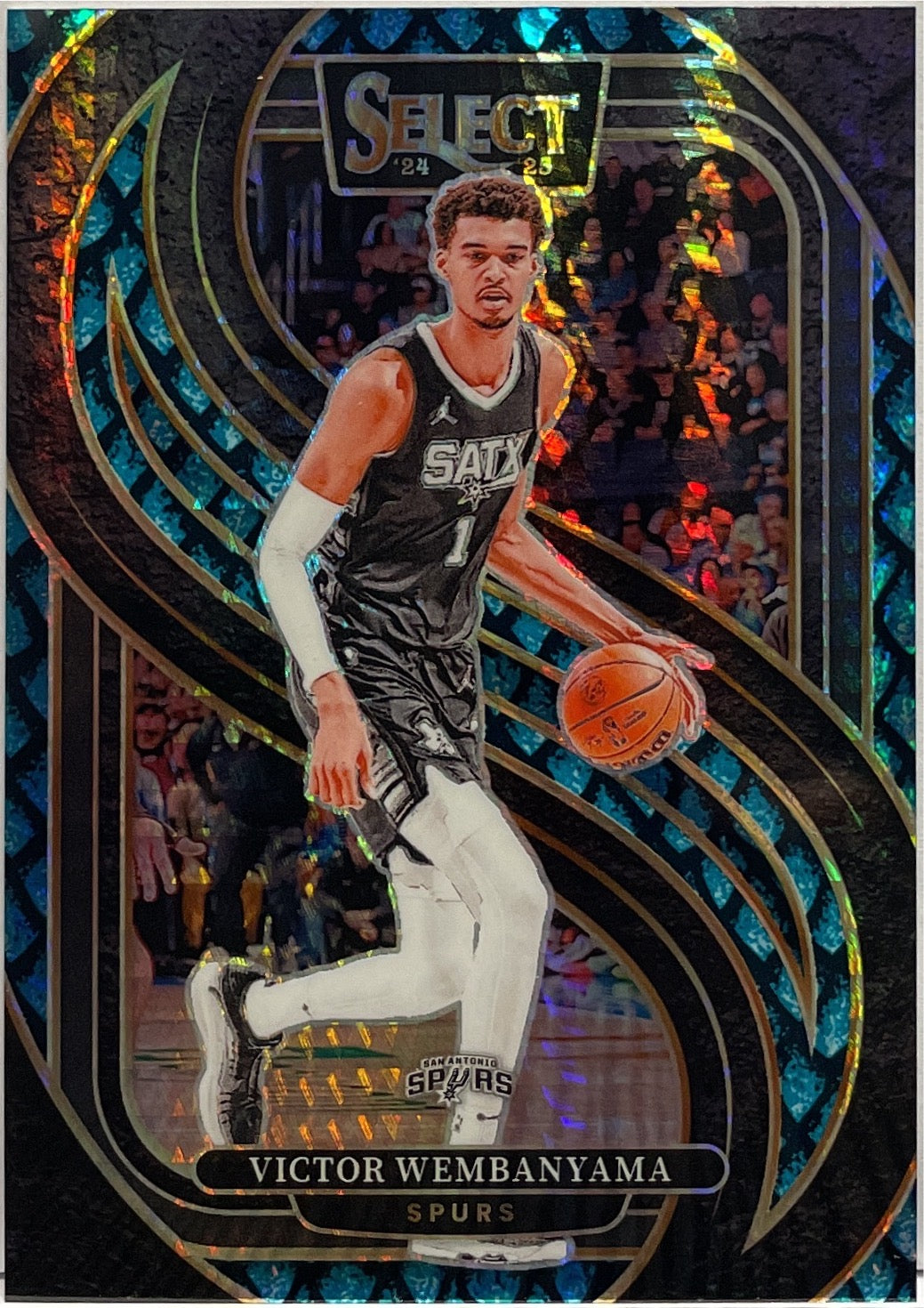 Victor Wembanyama 3/8 Premier Level Panini Select Basketball NBA 2024/25
