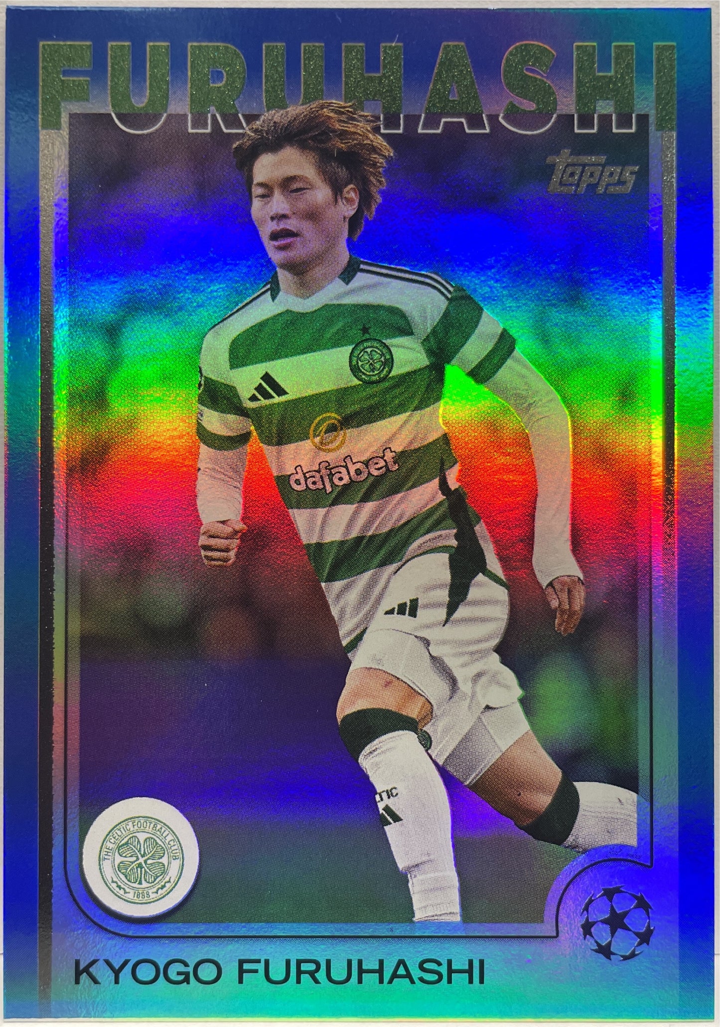 Kyogo Furuhashi 37/125 Blue Topps UCC 2024/25